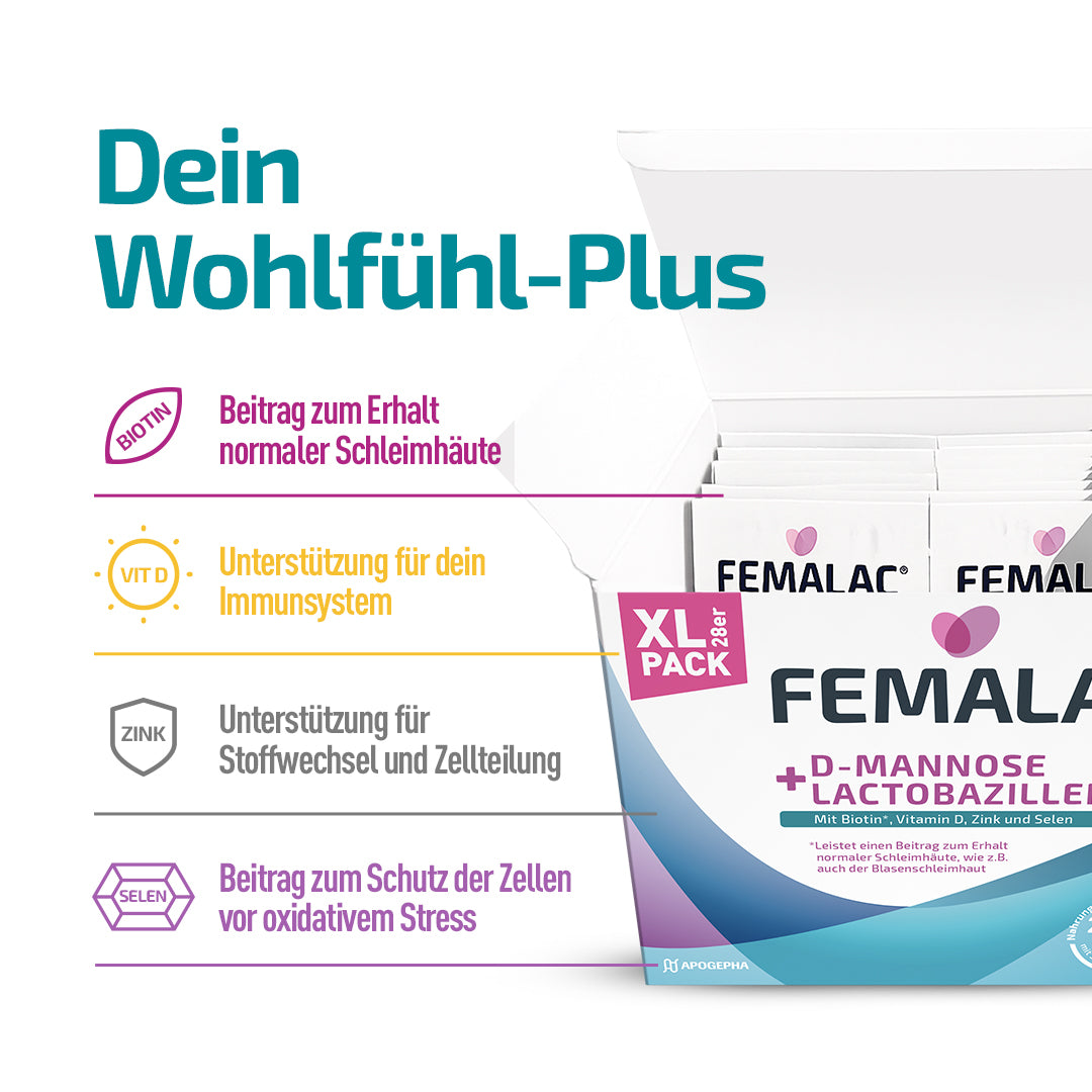 FEMALAC®  D-Mannose + Lactobazillen